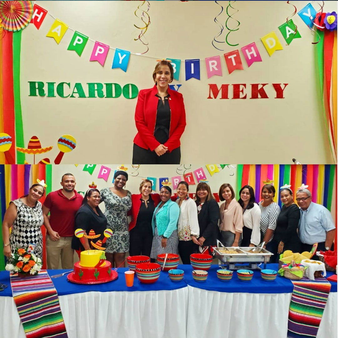 Con tema y ritmo Mexicano estamos celebrando el cumpleaños de nuestra queridísima Lic. Mercedes Canalda de Beras-Goico (Meky)