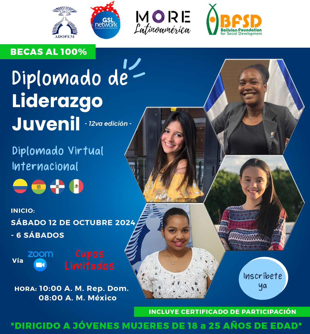 DIPLOMADO: LIDERAZGO JUVENIL EN MOVIMIENTO 2024 – 12va EDICIÓN